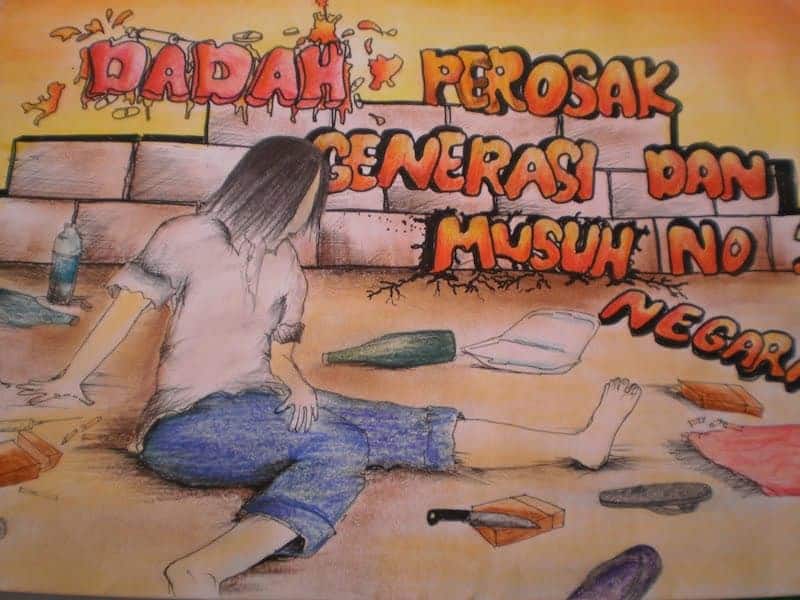Poster anti dadah paling kreatif