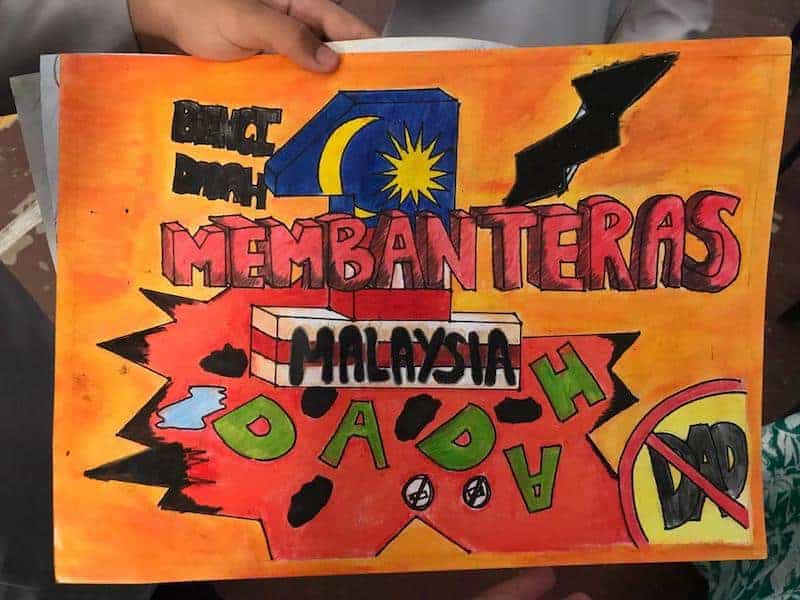 Poster anti dadah tercantik